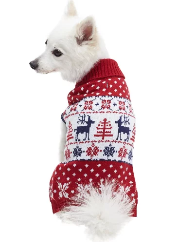 Reindeer pullover Christmas Sweater for dogs