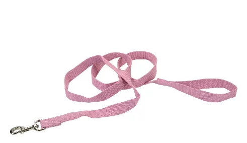 New Earth Soy 6' matching leash in pink.