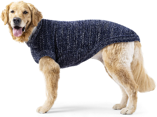Blue dog  sweater for large breed dogs