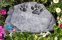 Pet Memorial Stones - Gray Stepping Stone Urn