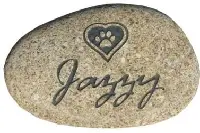Pet Memorial Stones - Personalized River Rock