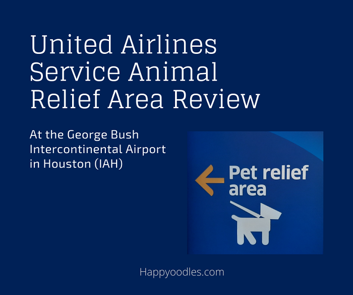Service Animal Relief Area at IAH - United Airline Terminal Happyoodles.com