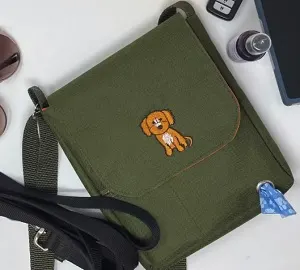Labradoodle Gifts for Your Dog Walker - Green Dog Walking bag