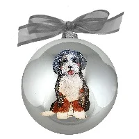 Dog Christmas Ornaments:  For Dogs Lovers - Happyoodles.com - Christmas ornament by Painted Pooches.