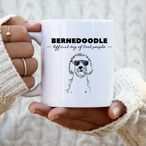 Best Bernedoodle Gift Ideas For 2021- Bernedoodle Dog Mug