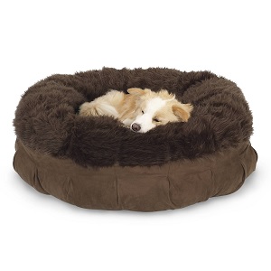 Nest dog bed in brown