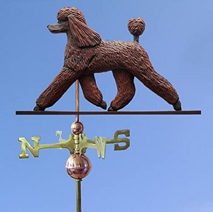 This hand-carved poodle weathervane might be the perfect gift. 