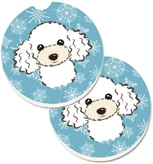 Poodle Gifts - Happyoodles.com Poodle Car Coasters 