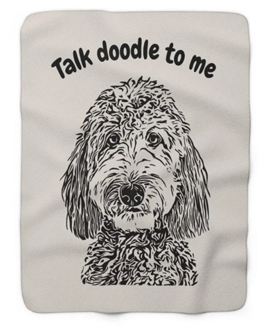 Loverdoodleslane - Doodle Dog Blanket
