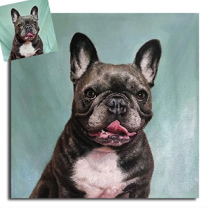 Custom portrait of dog 