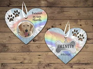 Personalized dog ornament
