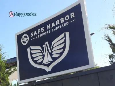 Safe Harbor sign in Newport RI - Happyoodles.com 