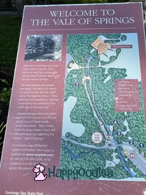 Dog friendly Saratoga Springs Mineral map - Happyoodles.com 