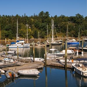 Mt Desert Island, Maine - Boats in a harbor