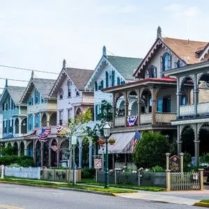 Victorian homes in Cape May County, New Jersey