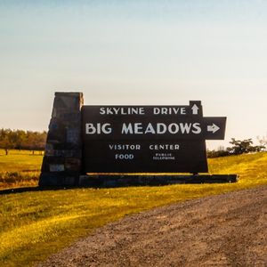 Big Meadows Sign - SNP