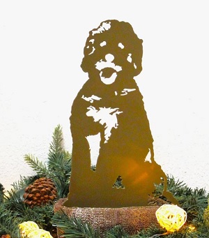 Best Goldendoodle Gifts For Dog Lovers - 2023 Metal Dog Silhouette