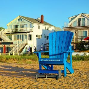 Happyoodles.com Where-to-stay-at-the-cape-w-dog-Chair-in-provinetown