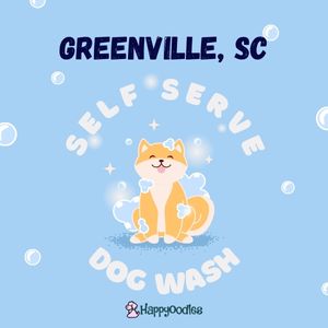 Best Self Service Dog Wash Near Greenville, SC - Happyoodles.com Title pic