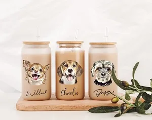Personalized Pet Glass Beer Can 