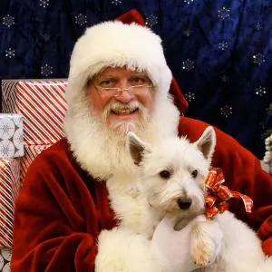 Holiday Traditions to Share with your Dog - Picture with Santa