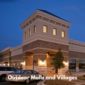 Title pic of Outdoor males and villages with pic of outdoor mall