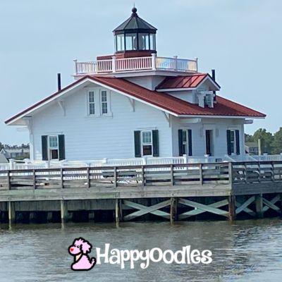 Happyoodles.com - Dog Friendly Outer Banks - Roanoke Marshes Lighthouse
