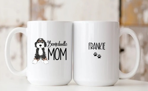 Personalized Bernedoodle Mom Mug - TheMugWhisperer